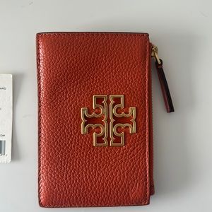 Tory Burch Britten Zip Card Case